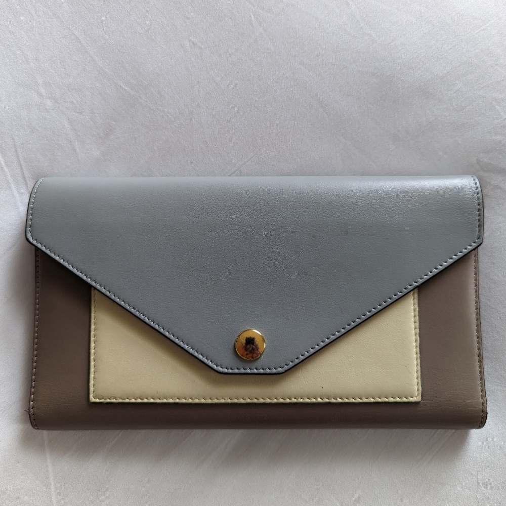 Celine Envelope Wallet Leather Multicolor